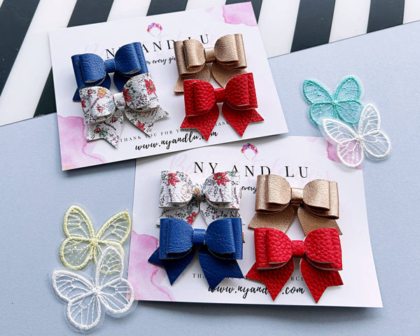 Lily Bow Set of 4 - Liberty