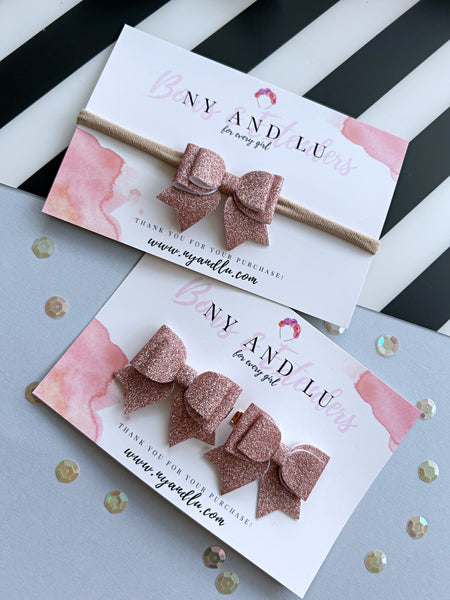 Lily Bow - Pink Shimmer