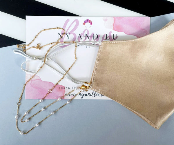 Mask Chain | Lanyard - Dainty Pearl